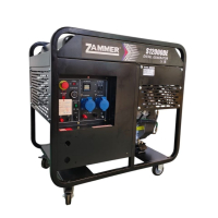 Дизельный генератор Zammer S12000DE S12000DE передвижной фото