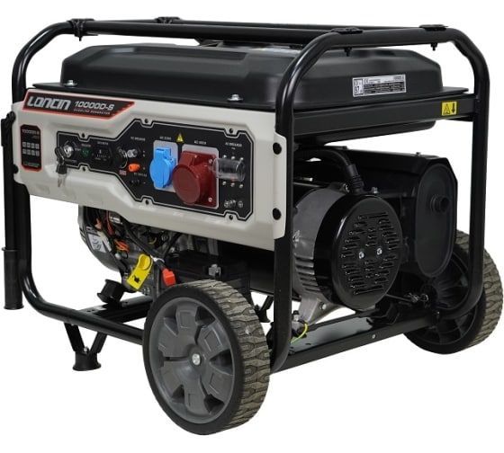 Бензиновый генератор Loncin LC10000D-S переносной фото