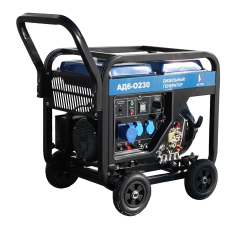 Дизельный генератор Исток АД6-О230-ВМ131Э  на колесах фото