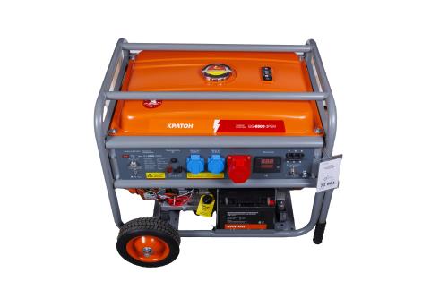 Бензиновый генератор КРАТОН GG-6500-3РEM для дома фото