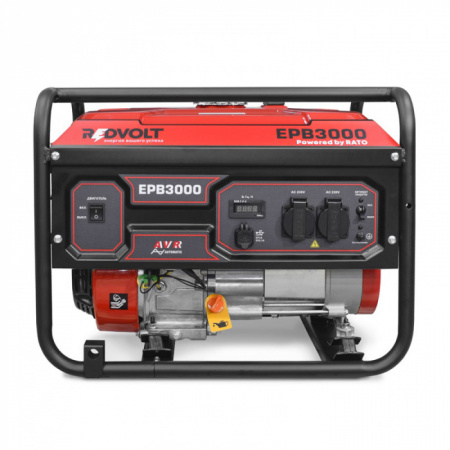 Бензиновый генератор REDVOLT EPB3000 для дачи фото