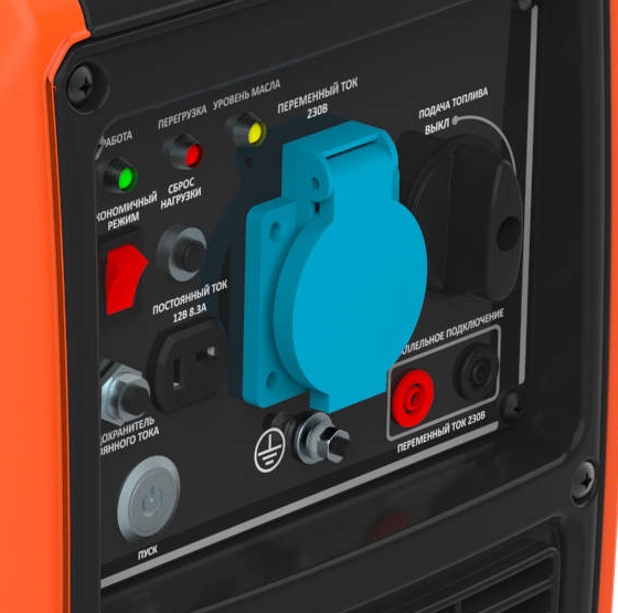 Бензиновый инверторный генератор Zongshen BQH 2200 E переносной фото