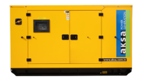 Дизельный генератор Aksa APD75A в кожухе с АВР  4-х тактный фото