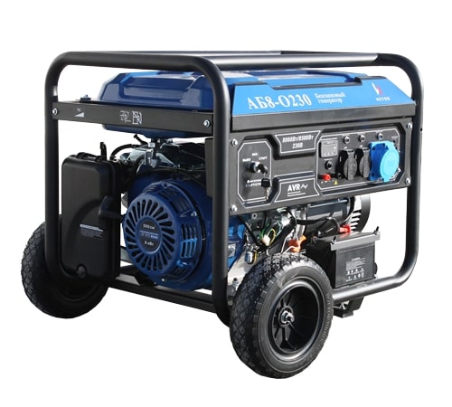 Бензиновый генератор Исток АБ8-О230-ВМ121Э на колесах фото
