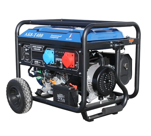 Бензиновый генератор Исток АБ8-Т400-ВМ121Э на колесах фото
