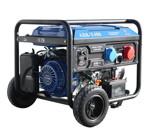 Бензиновый генератор Исток АБ8-Т400-ВМ121Э на колесах фото