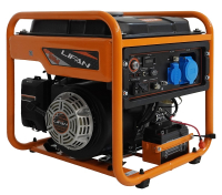 Бензиновый инверторный генератор Lifan 6500IOE передвижной фото