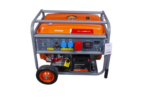 Бензиновый генератор КРАТОН GG-6500-3РEM для дома фото