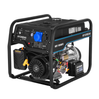 Бензиновый генератор Hyundai HHY 10000FE передвижной фото