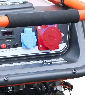 Бензиновый генератор Zongshen KB 7003 на колесах фото