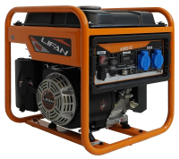 Бензиновый инверторный генератор Lifan 4800IO передвижной фото