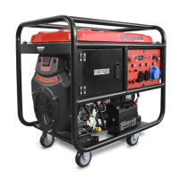 Бензиновый генератор REDVOLT EPB12000EA передвижной фото