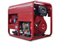 Дизельный генератор REDVOLT EPD7500EA3 EPD7500EA3 передвижной фото