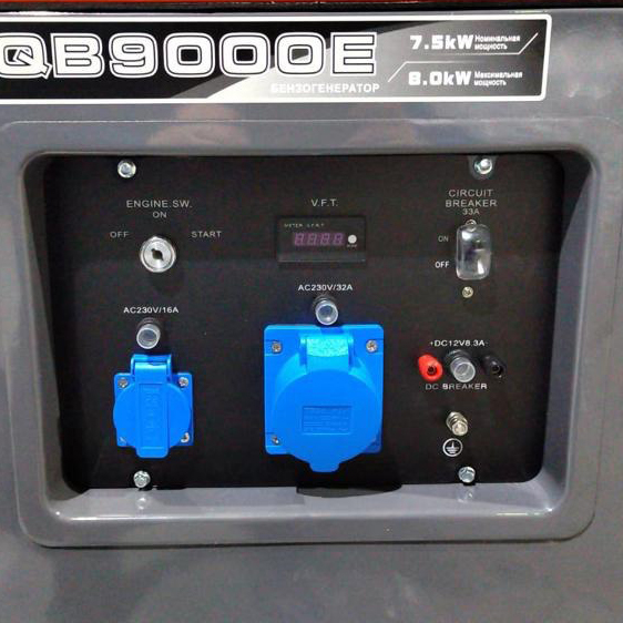 Бензиновый генератор Zongshen QB 9000 E для гаража фото