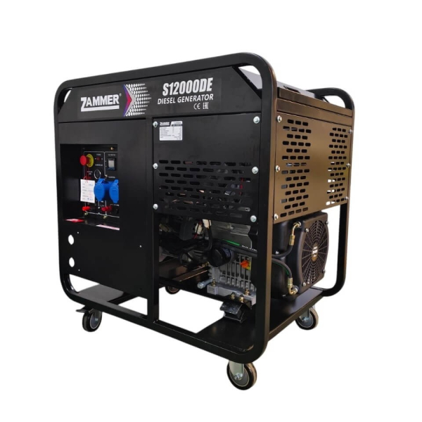 Дизельный генератор Zammer S12000DE S12000DE на колесах фото