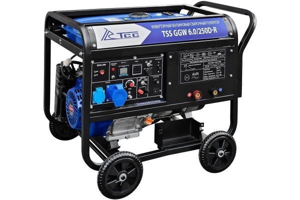 Бензиновый сварочный генератор ТСС GGW 6.0/250D-R для гаража фото