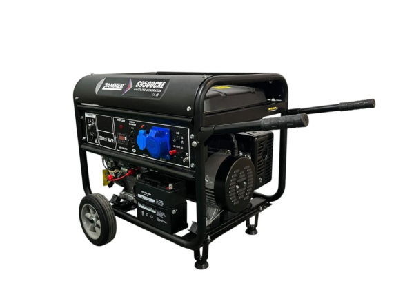 Бензиновый генератор Zammer S9500CXE - 8кВт на колесах фото