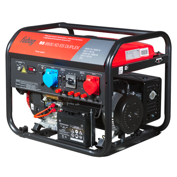 Бензиновый генератор Fubag BS 8500 XD ES DUPLEX резервный фото