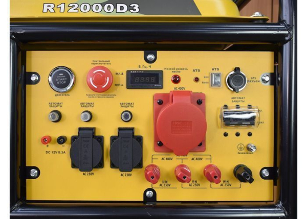 Бензиновый генератор RATO R12000DA-T э/c + подготовка к автозапуску для дома фото