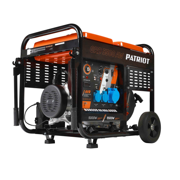 Дизельный генератор PATRIOT GRD 5500 AW 472702255 на колесах фото