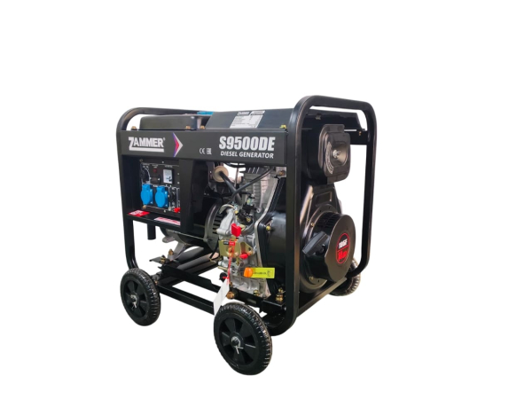 Дизельный генератор Zammer S9500DE - 6,5кВт S9500DE на колесах фото