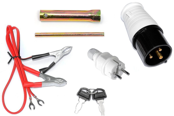 Бензиновый генератор ТСС SGG 3200EN Duplex стационарный фото