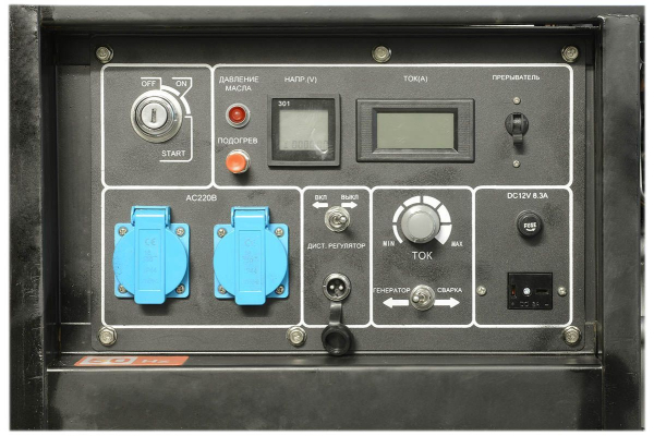 Дизельный сварочный генератор ТСС PRO DGW 3.0/250E-R 022833 для гаража фото