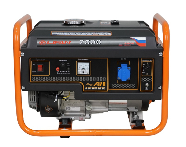 Бензиновый генератор Lifan 2 GF-3 (LF2500) 2-х тактный фото