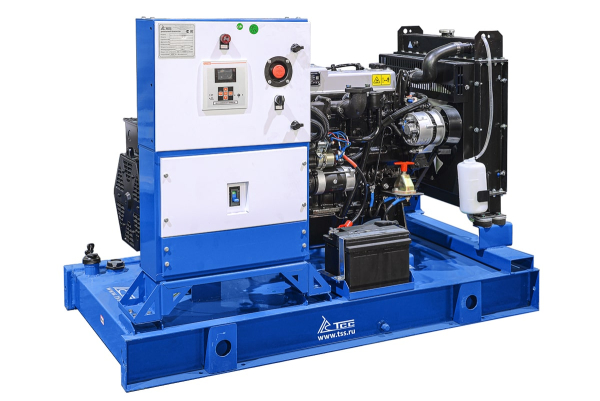 Дизельный генератор ТСС ЭД-16-Т400-1РПМ5 на шасси 039343 на колесах фото