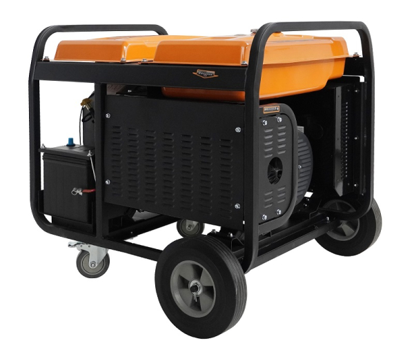 Бензиновый генератор Lifan 12000E3A на колесах фото