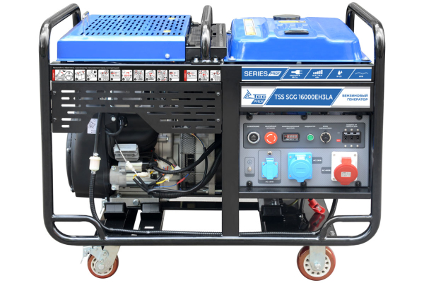 Бензиновый генератор ТСС SGG 16000EH3LA с АВР промышленный фото
