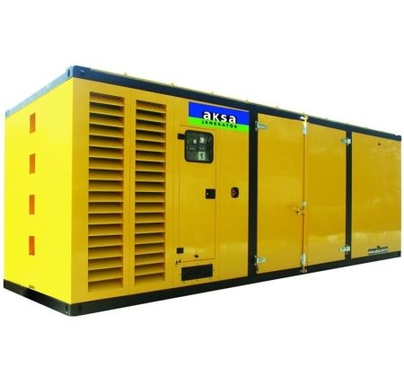 Дизельный генератор Aksa AC1100K в кожухе с АВР фото