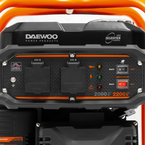 Бензиновый инверторный генератор DAEWOO GDA 2600i для дома фото