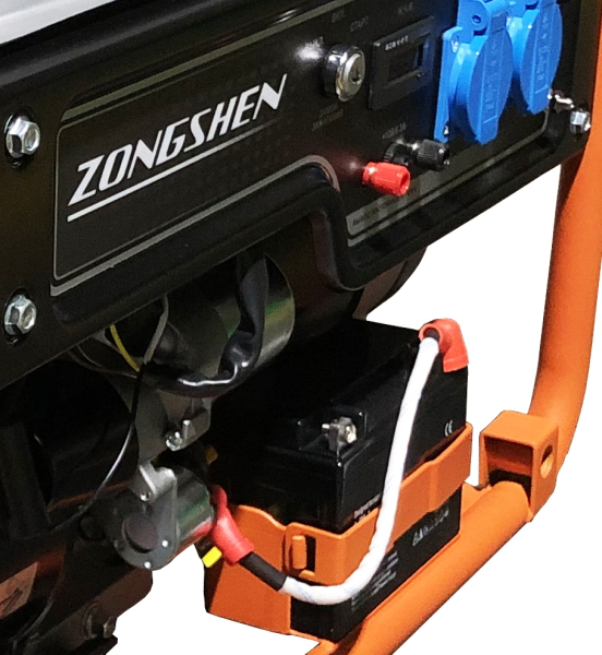 Бензиновый генератор Zongshen PB 3300 E 2-х тактный фото