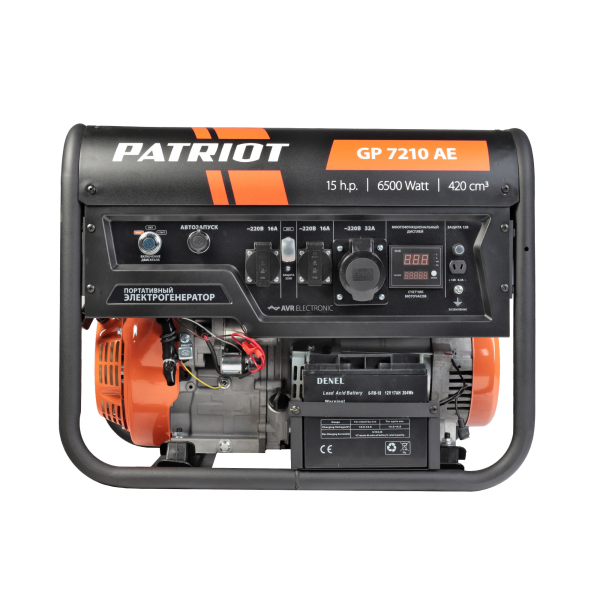 Бензиновый генератор PATRIOT GP 7210 AE для дома фото