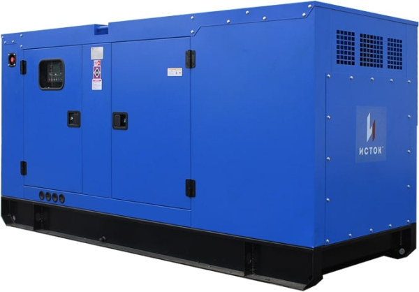 Дизельный генератор Исток АД120С-Т400-РПМ35 в кожухе  промышленный фото