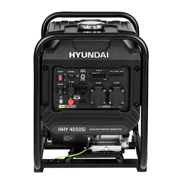 Бензиновый инверторный генератор Hyundai HHY 4050Si передвижной фото