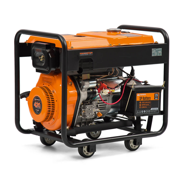 Дизельный генератор DAEWOO DDAE 6000XE DDAE 6000XE передвижной фото