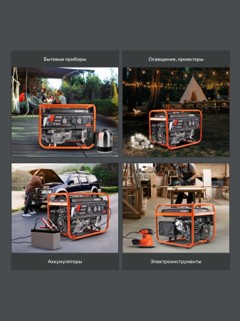 Бензиновый генератор PATRIOT GRS 6500 фото