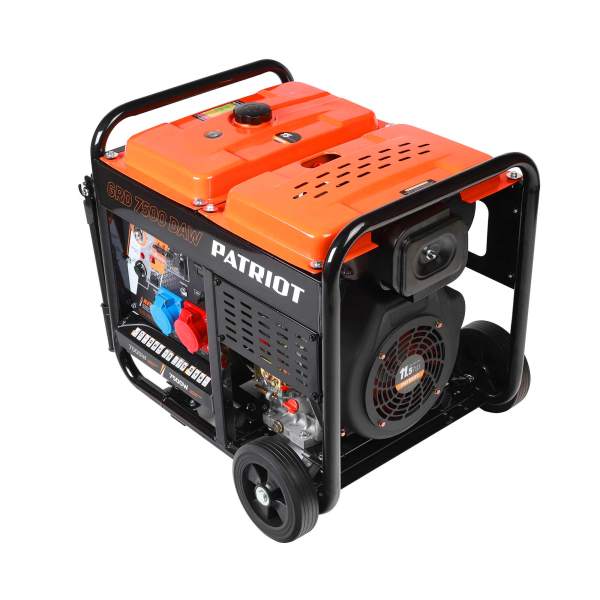 Дизельный генератор PATRIOT GRD 7500 DAW 472732275 передвижной фото