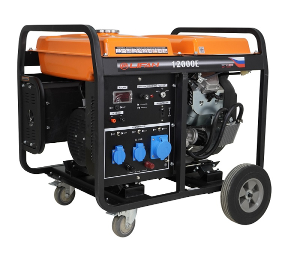 Бензиновый генератор Lifan 10 GF-4 (LF12000E) для гаража фото