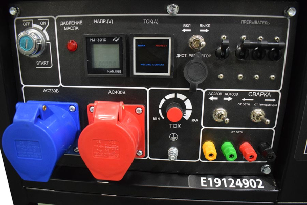 Бензиновый сварочный генератор ТСС GGW 6.0/250ED-R3 для гаража фото