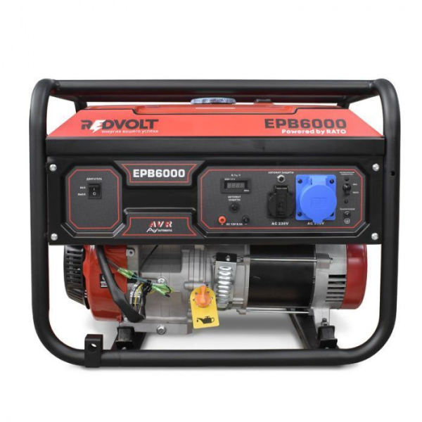 Бензиновый генератор REDVOLT EPB6000 портативный фото