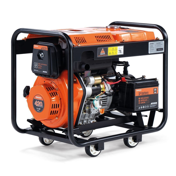 Дизельный генератор DAEWOO DDAE 6000XE-3 DDAE 6000XE-3 передвижной фото