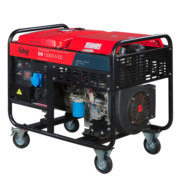 Дизельный генератор Fubag DS 12000 A ES 646225 на колесах фото