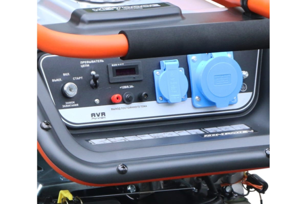 Бензиновый генератор Zongshen KB 9000 E на колесах фото