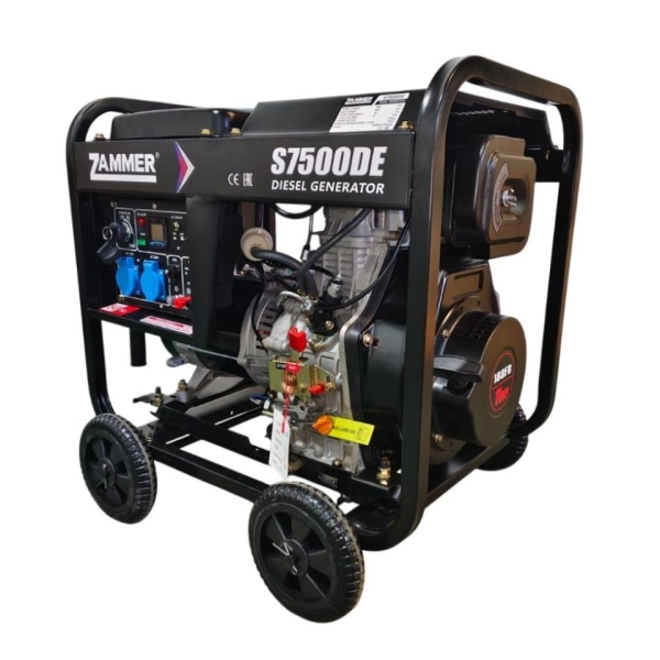 Дизельный генератор Zammer S7500DE S7500DE портативный фото
