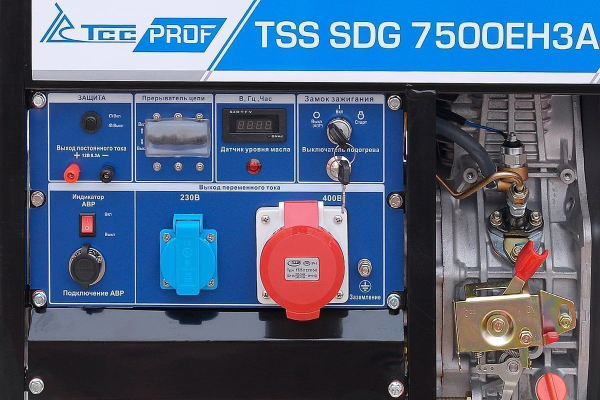 Дизельный генератор ТСС SDG 7500EH3A 100027 синхронный Дизельный генератор ТСС SDG 7500EH3A 100027 синхронный фото