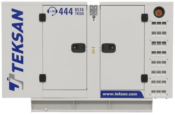 Дизельный генератор TEKSAN TJ33PE5C в кожухе  фото