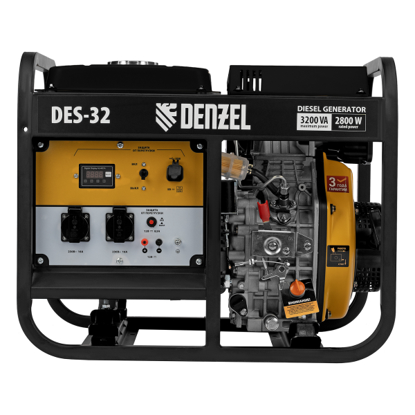 Дизельный генератор DENZEL DES-32 94411 для дачи фото